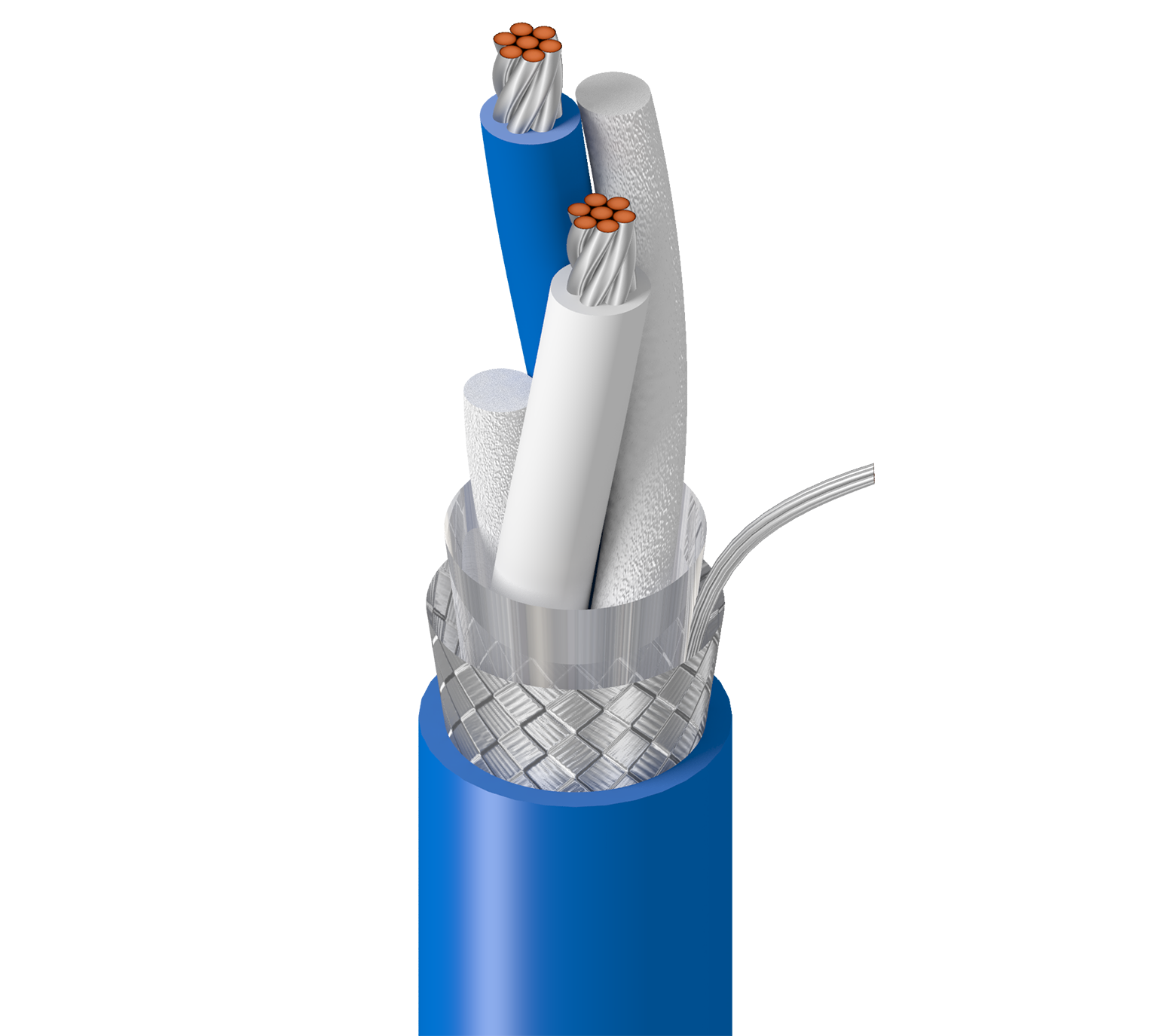 Cable de instrumentación Belden 129463, 20 AWG, 2 conductores, apantallado, 300 V, norma AWM — Surtilec