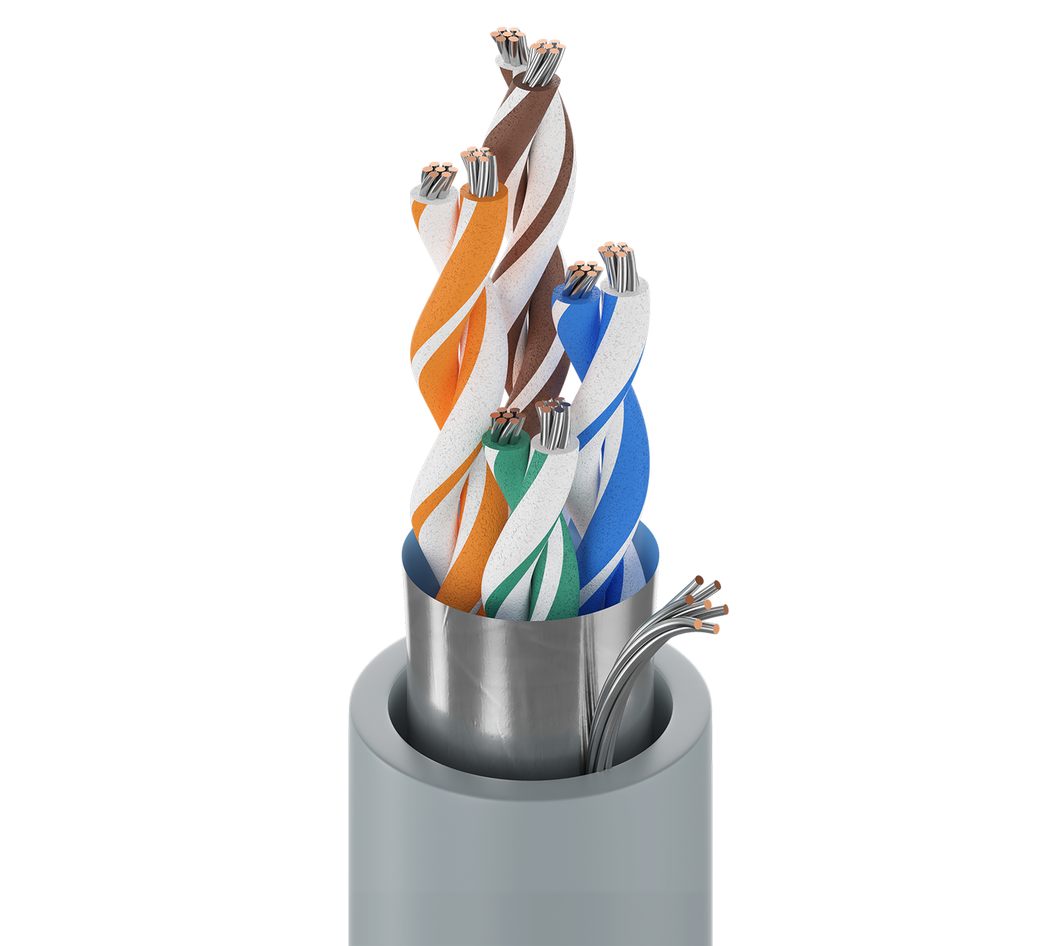 Cable de instrumentación Belden 1421A, 24 AWG, 4 conductores, apantallado, 30 V, norma AWM — Surtilec