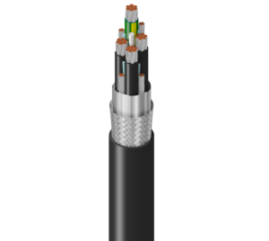 Cable para variador VFD Belden 29507, 2 AWG, 3 conductores, apantallado, 1000 V, norma TC-ER — Surtilec