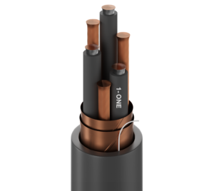 Cable para variador VFD Belden 29531, 3/0 AWG, 3 conductores, apantallado, 1000 V, norma TC-ER — Surtilec