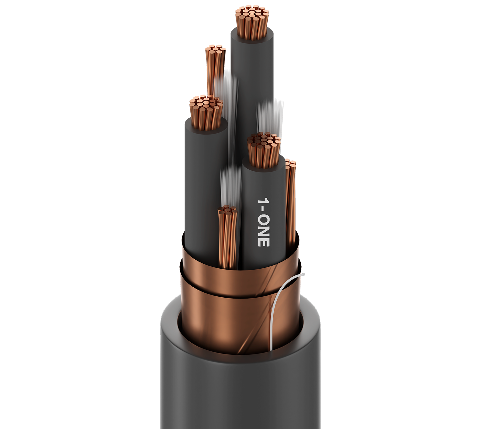 Cable para variador VFD Belden 29532C, 4/0 AWG, 3 conductores, apantallado, 600 V, norma TC-ER — Surtilec
