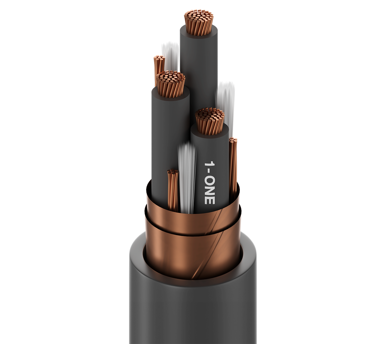 Cable para variador VFD Belden 29534, 350 MCM AWG, 3 conductores, apantallado, 2000 V, norma TC-ER — Surtilec