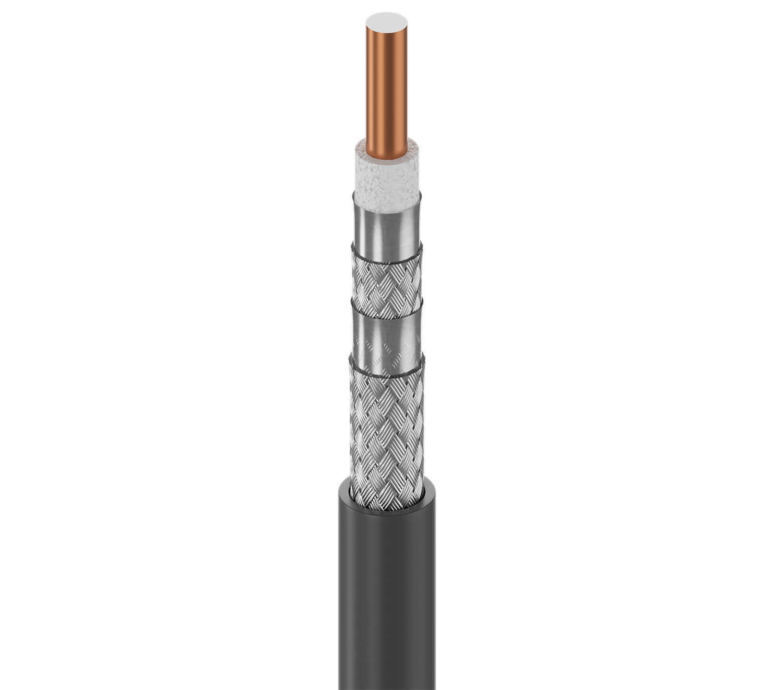 Cable coaxial Belden 3092A-5, 18 AWG, 1 conductores, apantallado, norma CL2R/CMR — Surtilec
