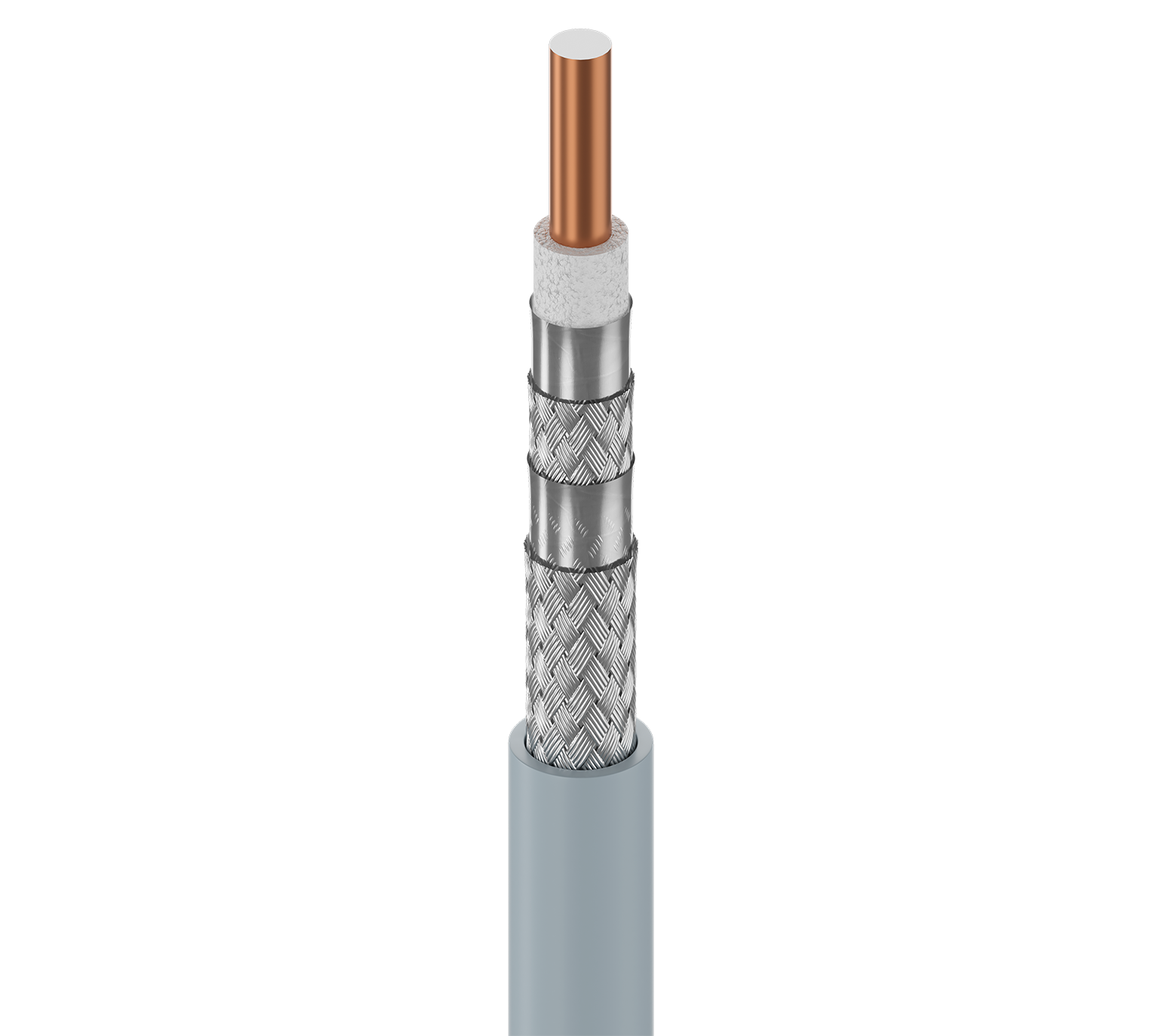 Cable coaxial Belden 3094A, 14 AWG, 1 conductores, apantallado, norma CLSR/CMR — Surtilec