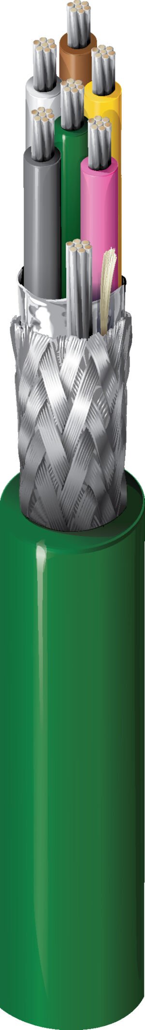 Cable apantallado Belden 3120A, 22 AWG, 3 conductores, apantallado, 300 V, norma AWM — Surtilec