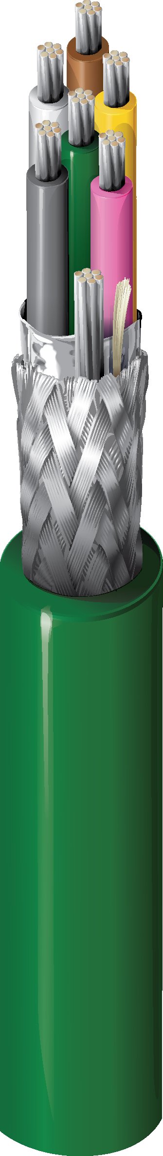 Cable apantallado Belden 3120A, 22 AWG, 3 conductores, apantallado, 300 V, norma AWM — Surtilec