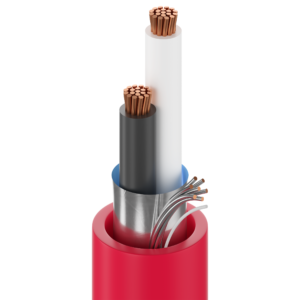 Cable de control Belden 5100FE, 14 AWG, 2 conductores, apantallado, 300 V, norma CMR — Surtilec