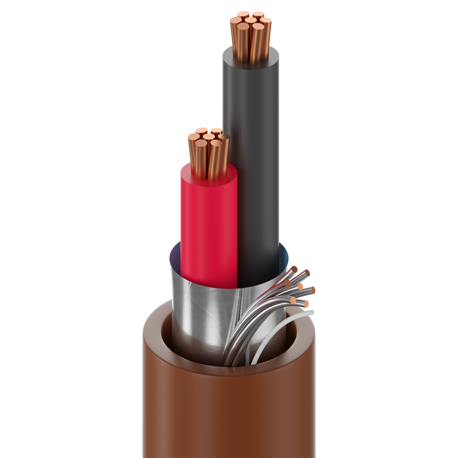 Cable apantallado Belden 5500FE, 22 AWG, 2 conductores, apantallado, 300 V, norma NEC Art. 800 CMR — Surtilec