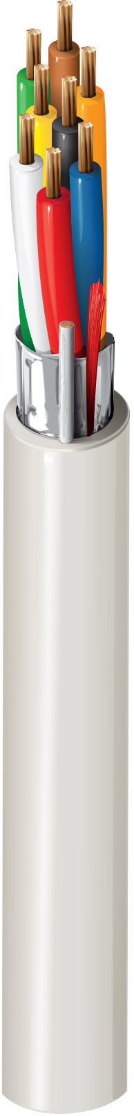 Cable de control Belden 5506FE, 22 AWG, 8 conductores, apantallado, 300 V, norma CMR — Surtilec