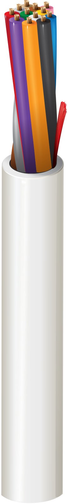 Cable de control Belden 5509UE, 22 AWG, 12 conductores, apantallado, 300 V, norma CMR — Surtilec