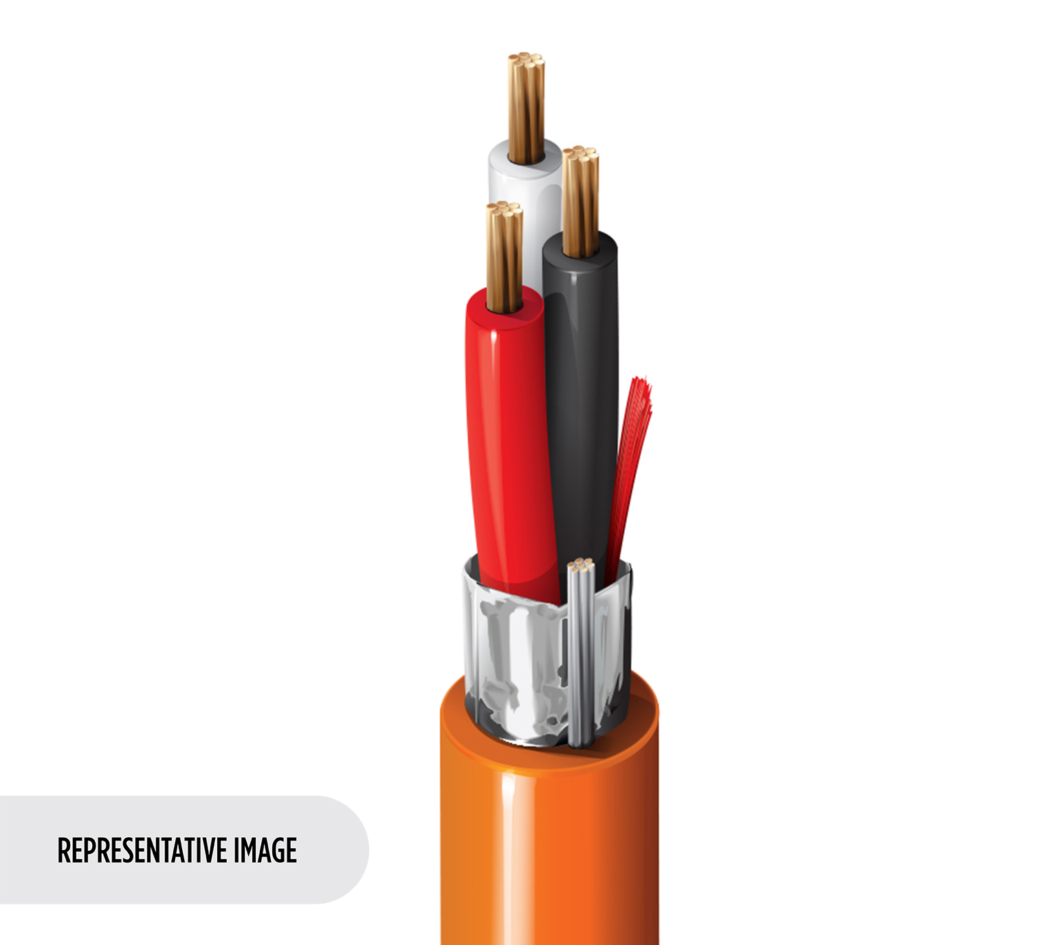 Cable de control Belden 6201FE, 16 AWG, 3 conductores, apantallado, 300 V, norma CMP/CL2P — Surtilec
