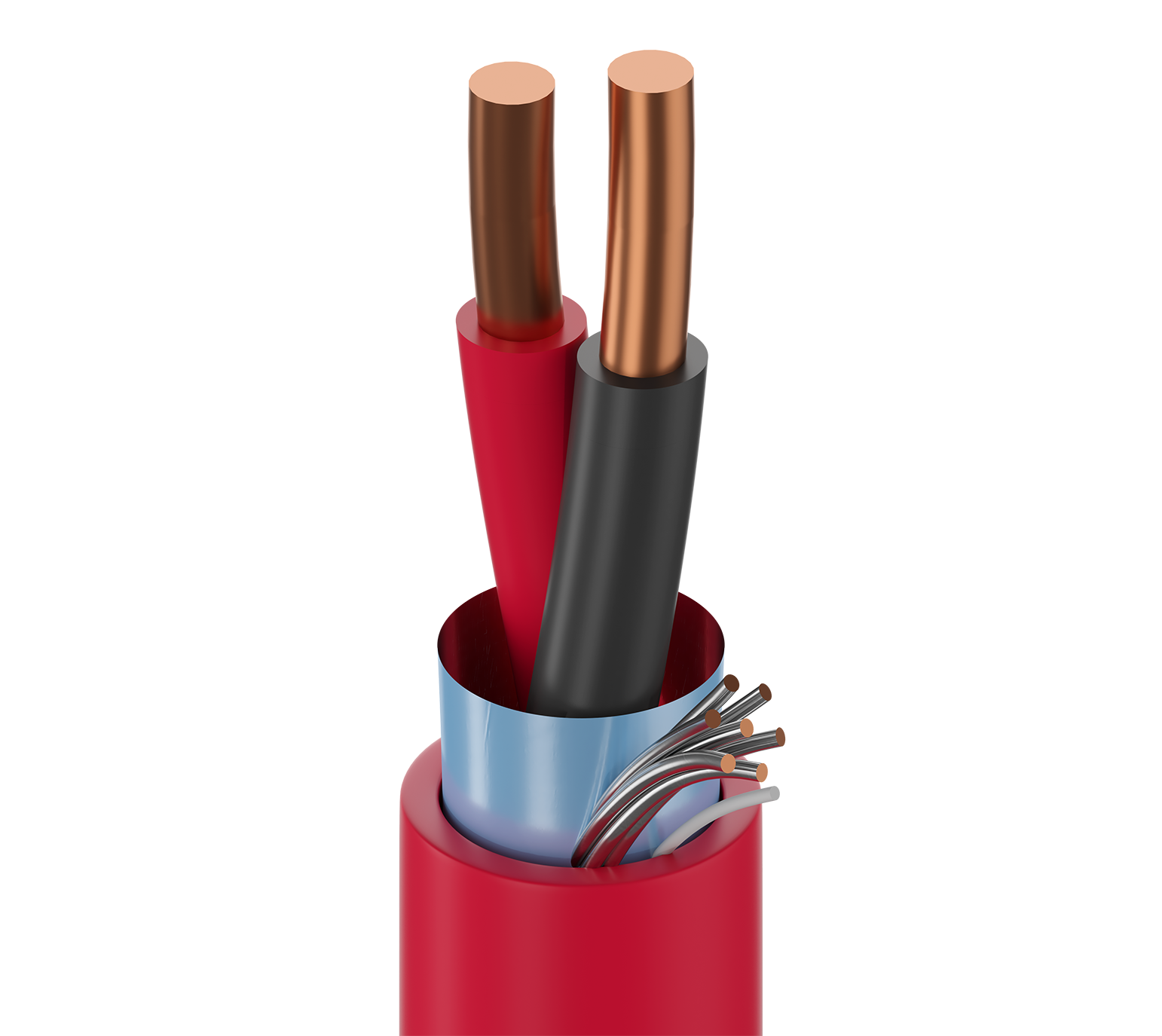 Cable de control Belden 6220FL, 16 AWG, 2 conductores, apantallado, 300 V, norma FPLP — Surtilec