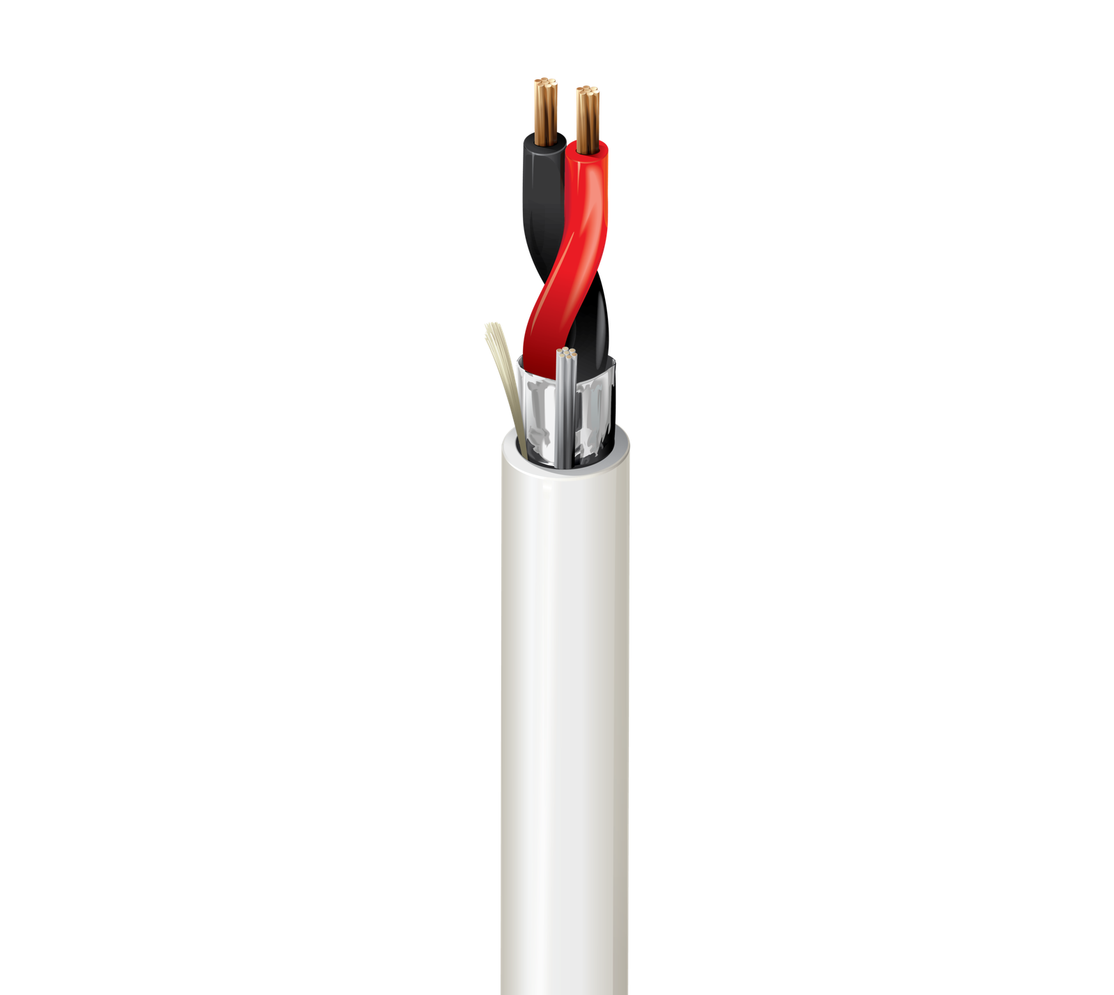 Cable de control Belden 6300FE, 18 AWG, 2 conductores, apantallado, 300 V, norma CMP/CL2P — Surtilec