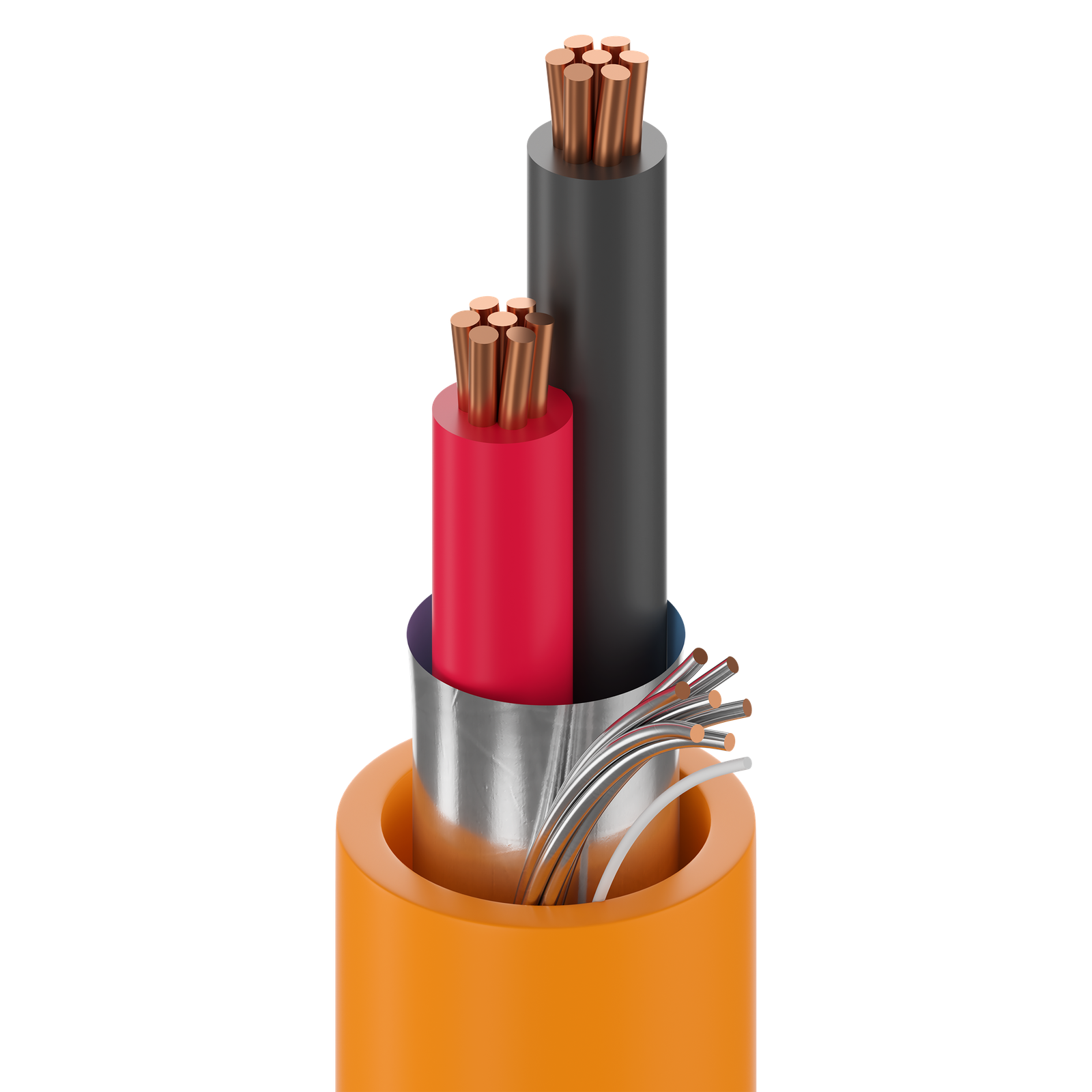 Cable de control Belden 6500FE, 22 AWG, 2 conductores, apantallado, 300 V, norma CMP — Surtilec