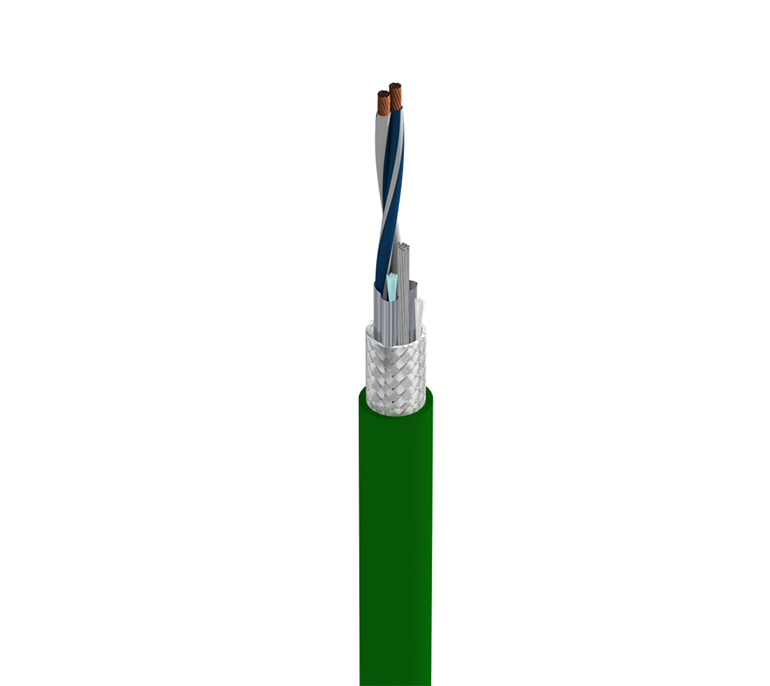 Cable apantallado Belden 7200A, 24 AWG, 2 conductores, apantallado, 300 V, norma NEC CM — Surtilec