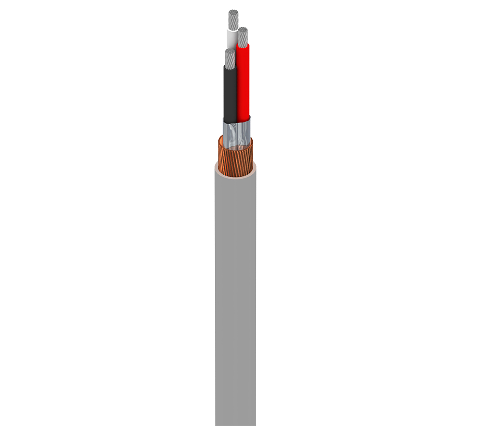 Cable apantallado Belden 76103WS, 26 AWG, 3 conductores, apantallado, 300 V, norma NEC CMG — Surtilec