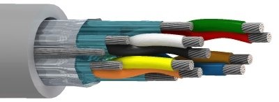Cable de control Belden 8779MN, 22 AWG, 8 conductores, apantallado, 300 V, norma UL AWM 2937 — Surtilec