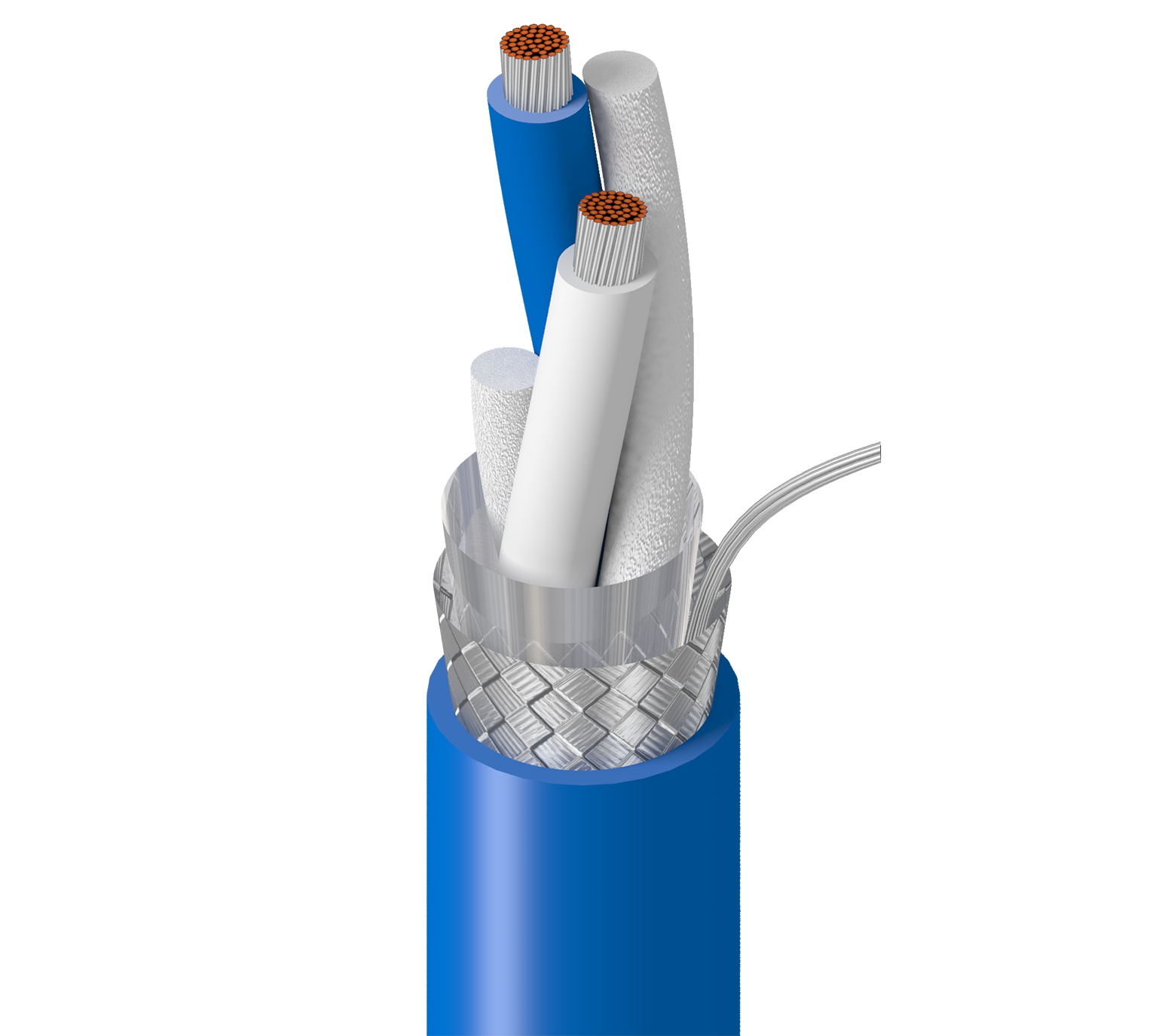 Cable de control Belden 9463, 20 AWG, 2 conductores, apantallado, 300 V, norma NEC CM/CL2 — Surtilec