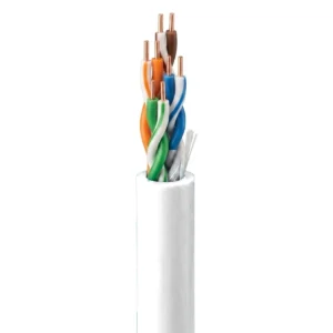 Belden 1583AU2 — 24/4P Cat5e Cable U/UTP CMR PVC blanco 1000 ft (carrete), marca Belden, referencia 1583AU2 - Surtilec