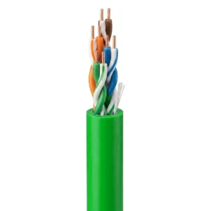 Belden 1583AU4 — 24/4P Cat5e Cable U/UTP CMR PVC verde 1000 ft (carrete), marca Belden, referencia 1583AU4 - Surtilec