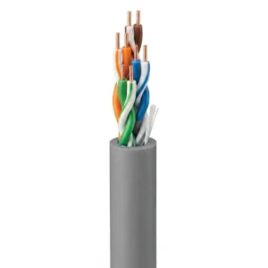 Belden 1583AU6 — 24/4P Cat5e Cable U/UTP CMR PVC gris 1000 ft (carrete), marca Belden, referencia 1583AU6 - Surtilec