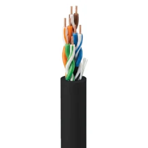 Belden 1585AU — 24/4P Cat5e Cable U/UTP CMP PVC negro 1000 ft (carrete), marca Belden, referencia 1585AU - Surtilec
