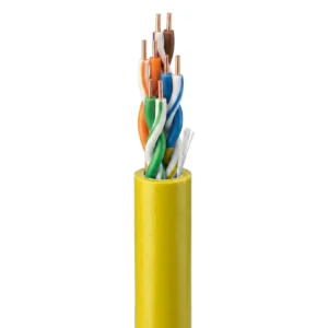 Belden 1700AU8 — 24/4P Cat5e+ Cable U/UTP CMR PVC amarillo 1000 ft (carrete), marca Belden, referencia 1700AU8 - Surtilec