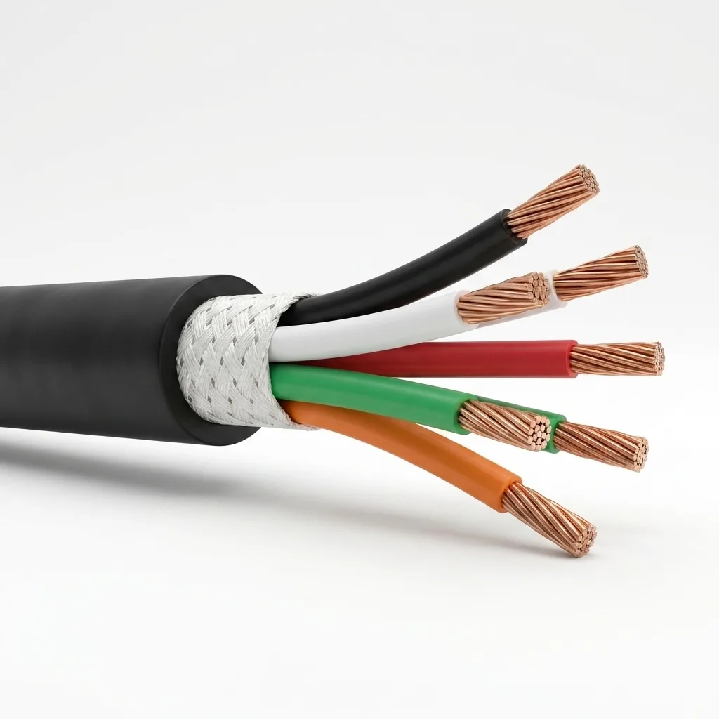 1/0 AWG 5C tipo W Cable EPDM/CPE 2KV, referencia 106607 - Surtilec