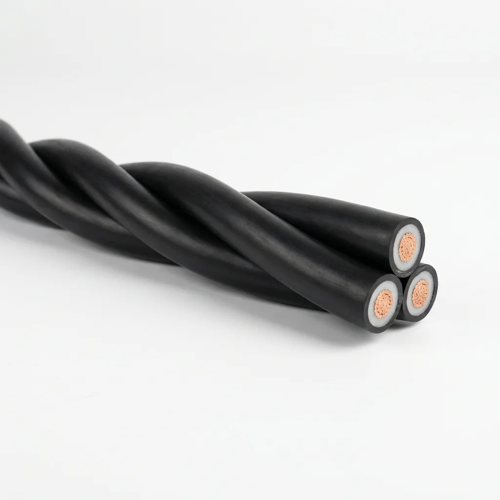 TIPO TREBOL 2×8+8 AWG Cu (cobre) XLPE-SR 600V 90°C PE, marca Procables, referencia 31405811002 - Surtilec